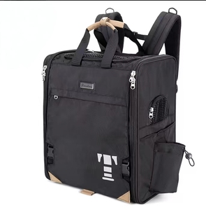 Sac de transport pour chat et <span class=keywords><strong>chien</strong></span>, résistant, imperméable, luxueux, <span class=keywords><strong>en</strong></span> maille, confortable, respirant, approuvé par les compagnies aériennes, sac à dos pour animaux de compagnie, pour l'extérieur - Product Image 1