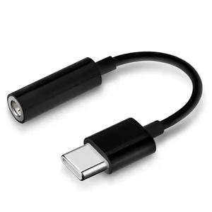 USB C Type C ถึง3.5MM แจ็คเสริมสำหรับหูฟัง USB C อะแดปเตอร์ออดิโอสายสัญญาณเสียงแบบอะนาล็อก