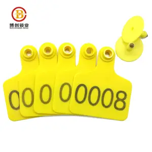 BC-E113 TPU ear tag yellow colorful pig ear tag from Chinese factory