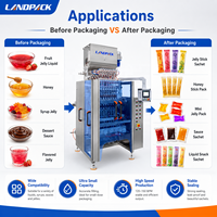 Machine d'emballage multi-8 voies pour jus, sirops, glaces, liquides aux fruits, snacks, gelées, petites bandes, sachets et bâtonnets