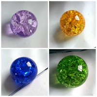 Table de maison européenne décoration fengshui boule à bulles en verre cristal multicolore