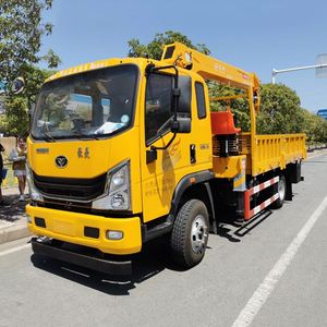 รถบรรทุกติดเครน Sinotruk 5 ตัน 170 แรงม้า บูม 4 ท่อน สำหรับติดตั้งป้ายโฆษณาและกู้ภัย - Product Image 2