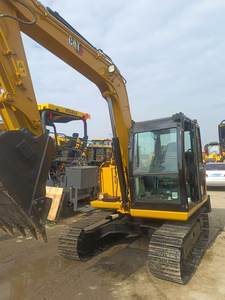 Excavatrice hydraulique Cat de 5 tonnes d'occasion avec 800 heures de service, cylindre de marque Poclain, pompe Kyb, faible consommation de carburant, certifiée CE - Product Image 2