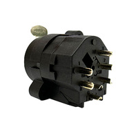 Conectores XLR Hembra de 3 Pines para Montaje en Panel, Conector Recto, ABS, Cobre, Negro