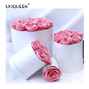 All'ingrosso regalo di fiori lunga durata naturale reale eterno immortale arredamento secco per sempre eterno conservato rosa in scatola - Product Image 2