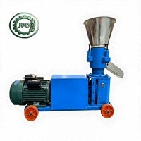 Nouvelle machine à granulés d'aliments pour animaux en aluminium de marque JPD, 15 CV, diesel, capacité de 300 kg/h, certifiée CE, pour volailles et poissons, modèle sud.