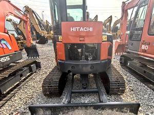 Mini-excavatrice Hitachi Zx50u zx50 de 5 tonnes, d'origine japonaise, d'occasion, excavatrice hydraulique en stock, certifiée CE, moteur Yanmar - Product Image 3