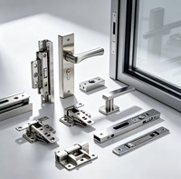 Ventana Abatible de Aluminio con Doble Acristalamiento Insonorizado para Villa, con Certificación CE