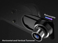 9.66 pouces 1080p Stream véhicule Dvr 1080p double caméra Dash Cam rétroviseur voiture enregistreur vidéo enregistreur de conduite