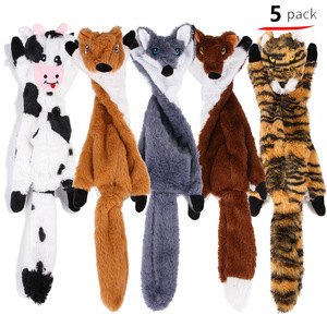No Stuffing Squeaky <b>Plush</b> Dog and Puppy Toy Fox, Raccoon, and Squirrel 3 Pack Dog Toys Crinkle Dog Toys Dog Chew Toys <b>Plush</b> - Product Image 6