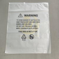 Sacs d'emballage en plastique transparent mat givré à fermeture éclair, écologiques, personnalisés avec logo imprimé pour vêtements