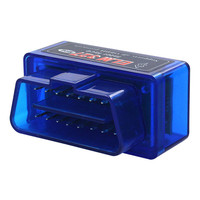 Kualitas Terbaik MINI PIC18F25K80 ELM327 V1.5 Bluetooth ELM 327 V1.5 OBD2 Scanner Diagnostic Adapter Scanner Tools OBDII 25k80 Chip