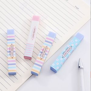 ยางลบดินสอลายดอกไม้ทรงยาว Aihao วัสดุ TPR - Product Image 3