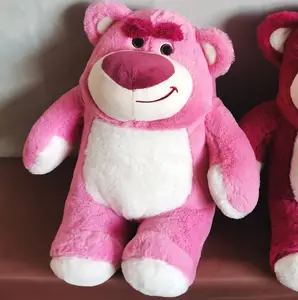 AIFEI giocattolo cartone animato cuscino orso fragola carino e felice bambola di peluche in vita compagno di Comfort regalo per ragazza giocattolo