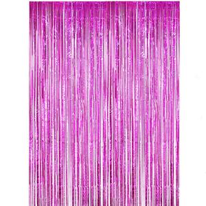 Tirai Foil Aluminium Multiwarna 2M, Tirai Rumbai Berkilau untuk Latar Belakang Pesta Pernikahan dan Ulang Tahun - Product Image 1