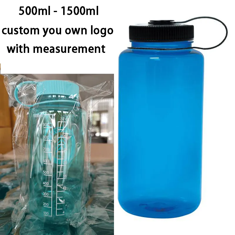 1000ml preto azul 30 oz Bpa Free Tritan Water Bottle Sports Drink Water Bottles 32oz 30 oz 24oz Transparent clear Botella De Água