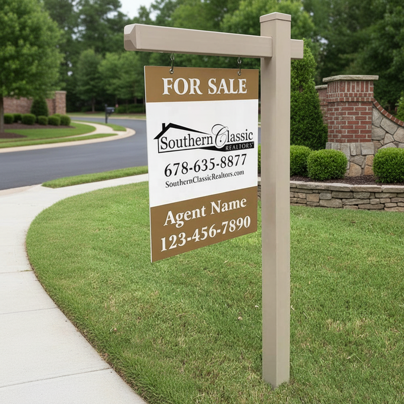 Modern Design Vinyl PVC Real Estate