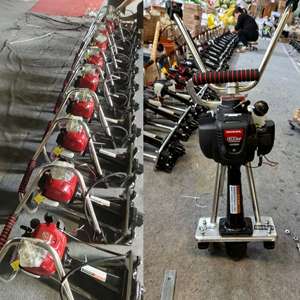 सबसे लोकप्रिय 1-6 मीटर कंक्रीट फर्श कंपन शासक मोर्टार वाइब्रेटर ने गैसोलीन इंजन के साथ कंक्रीट लेवलिंग मशीन - Product Image 6