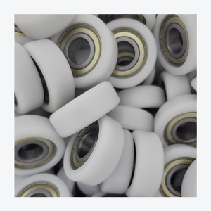 6x30x9mm naylon yuvarlak kılavuz silindirleri BSR62630-9 30mm POM kaplı kasnaklar kürek makinesi koltuk tekerlek 6*30*9 plastik rulmanlar - Product Image 1