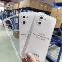 Étui de téléphone portable en TPU souple anti-chute de haute transparence 2,0 mm d'épaisseur de l'usine BAILI pour Redmi NOTE4/5/6/7/8/9/10/12/14 PRO 5G