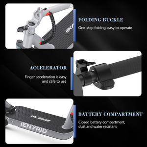 US UK Eu Warehouse 36V 10 pulgadas 250W 25 KM/H iENYRID M1 Scooters eléctricos plegables rápidos E para adultos - Product Image 3