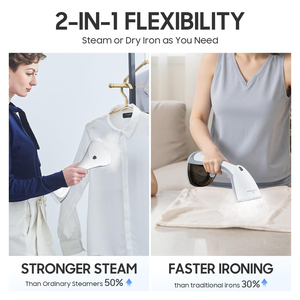 Vaporizador de Ropa Portátil Profesional Inalámbrico de Mano, Nuevo Diseño, Plancha de Vapor Eléctrica para el Hogar y Hoteles CB - Product Image 5