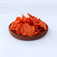 Tranches de carottes séchées - Qualité supérieure, transformées par procédé AD, goût sucré, qualité supérieure, cultivées en plein air, emballage en vrac de 20 kg, HALAL