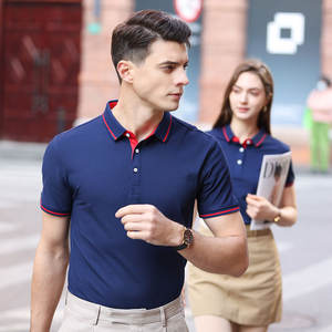 Vente en gros OEM Nouveau style de polo de <span class=keywords><strong>golf</strong></span> de haute qualité pour hommes 80% coton Sport polos respirants - Product Image 2