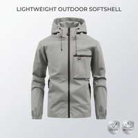 Veste technique Gorpcore pour homme, coupe européenne personnalisée, étanche, pour l'extérieur, marque privée, chaîne d'approvisionnement mondiale OEM tout-en-un