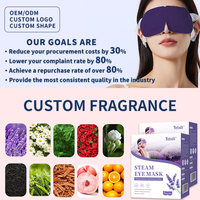 Masque oculaire chauffant Lijitang pour les yeux secs et la fatigue d'écran, compresse oculaire auto-chauffante pour le bureau, les voyages et le sommeil