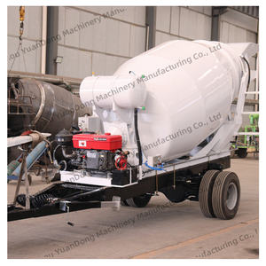 Mesin Diesel yang digunakan <span class=keywords><strong>Mixer</strong></span> beton Trailer 2.0Ton mengaduk Drum semen <span class=keywords><strong>Mixer</strong></span> tangki kontainer Trailer - Product Image 6