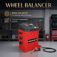 Équilibreuse de roues KUNCHI, équipement de garage pour atelier de réparation de véhicules