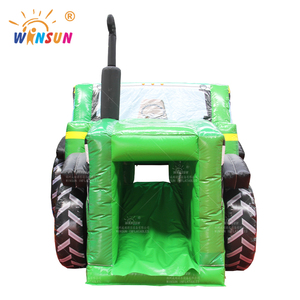 Château sautant gonflable semi-fermé sur le thème du lion et du mini requin de haute qualité maison de rebond gonflable de camion lourd - Product Image 3