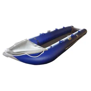 Китайский 0,9 мм ПВХ надувные резиновые подушки безопасности для 2 человек двигатель внутреннего сгорания, работающий каяка для рыбной ловли