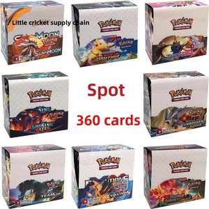 Tarjetas Pokémon Versión en Inglés, Caja Ciega de Cartas Coleccionables, Caja de Papel de Color, Paquete de Refuerzo, 360 Unidades en Stock - Product Image 3