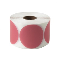 Étiquettes colorées résistantes à l'eau, à l'huile et aux rayures, 2x2 pouces, autocollantes, étiquettes thermiques directes, imperméables