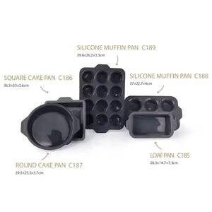 Hot Selling Bakery <b>Silicone</b> Cookie Pizza <b>Baking</b> Tray Oven Bakeware for Cake Bread Loaf Pan - Product Image 3