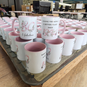<span class=keywords><strong>Mug</strong></span> en Porcelaine à Revêtement pour Sublimation Personnalisé 11 oz, Qualité Supérieure, Coloré, Personnalisable par Transfert à Chaud, Intérieur Coloré - Product Image 5