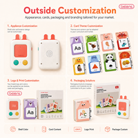 Cartes Flash Parlantes Personnalisées Beiens OEM ODM, Machine de Lecture pour Enfants, 120 Cartes, 11 Thèmes, Jouet Éducatif en PP/Tissu Non-tissé