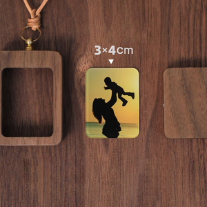 <span class=keywords><strong>Portachiavi</strong></span> <span class=keywords><strong>in</strong></span> <span class=keywords><strong>Legno</strong></span> Personalizzabile con Cornice per Foto, da Appendere all'Auto - Product Image 4