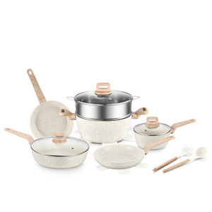 Ensemble <span class=keywords><strong>de</strong></span> casseroles et poêles <span class=keywords><strong>de</strong></span> cuisine <span class=keywords><strong>de</strong></span> luxe <span class=keywords><strong>de</strong></span> haute qualité, en aluminium épais, avec revêtement antiadhésif <span class=keywords><strong>Tefal</strong></span>, pour cuisson à induction - Product Image 2