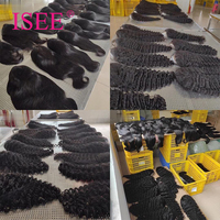 Perruques en cheveux humains fabriquées à la machine, style vague d'ananas brésilienne, avec frange, perruque bouclée à vague d'eau rose entièrement fabriquée à la machine pour femmes noires