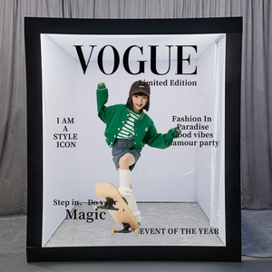 Boîte photo matelassée pour iPad avec compatibilité caméra – Style magazine élégant pour défilés de mode et événements sur le tapis rouge, Bluetooth - Product Image 6