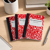 Cahier d'exercices agrafé format standard pour étudiants, personnalisable avec logo, idéal pour l'usage quotidien – Vente chaude en Malaisie – Direct usine