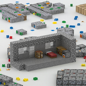 Custom DIY 3D Building <strong>Bricks</strong> 2.0cm Plastic ABS Magnetic <strong>Blocks</strong> Puzzle Set Educational Toys Multi Color EN71 Certified >14Y - Product Image 4
