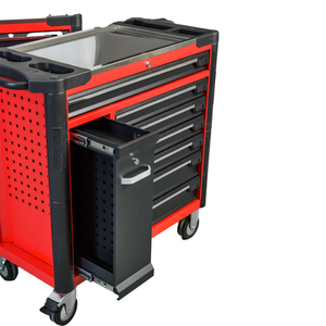 รถเข็นเครื่องมือ Goldenline สำหรับมืออาชีพรถเข็นเหล็กแบบมีกุญแจล็อคได้7ลิ้นชัก - Product Image 5