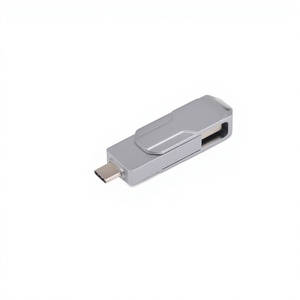 Unità di Archiviazione Portatile USB 2.0 ad Alta Velocità a Doppia Porta <span class=keywords><strong>OTG</strong></span>, Compatibile con <span class=keywords><strong>iPhone</strong></span>, Android e Computer, Realizzata in Lega di Zinco - Product Image 3
