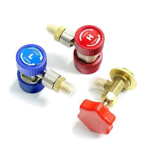 4-वे एयर कंडीशनिंग कई गुना गेज सेट ऑटोमोटिव होम एचवीएसी डायग्नोस्टिक रेफ्रिजरेटर चार्ज <span class=keywords><strong>r134a</strong></span> रेफ्रिजरेटर - Product Image 4