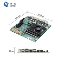 Nouvelle carte mère processeur Intel N5095 DDR4 6 SATA3.0 SSD HD DP 2 LAN COM PCIe3.0x4 Win10 Mini ITX industrielle