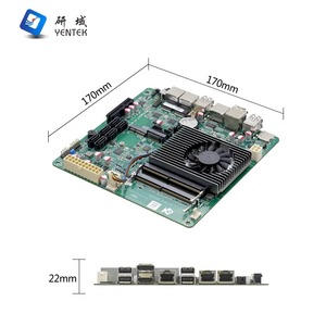 带处理器的主板英特尔N5095 N5105 DDR4 <span class=keywords><strong>6</strong></span> SATA3.0固态硬盘高清DP 2局域网COM pcie 3.0 x4 Win10工业迷你Itx主板 - Product Image 6